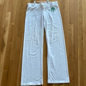 Juicy Couture White Sweats